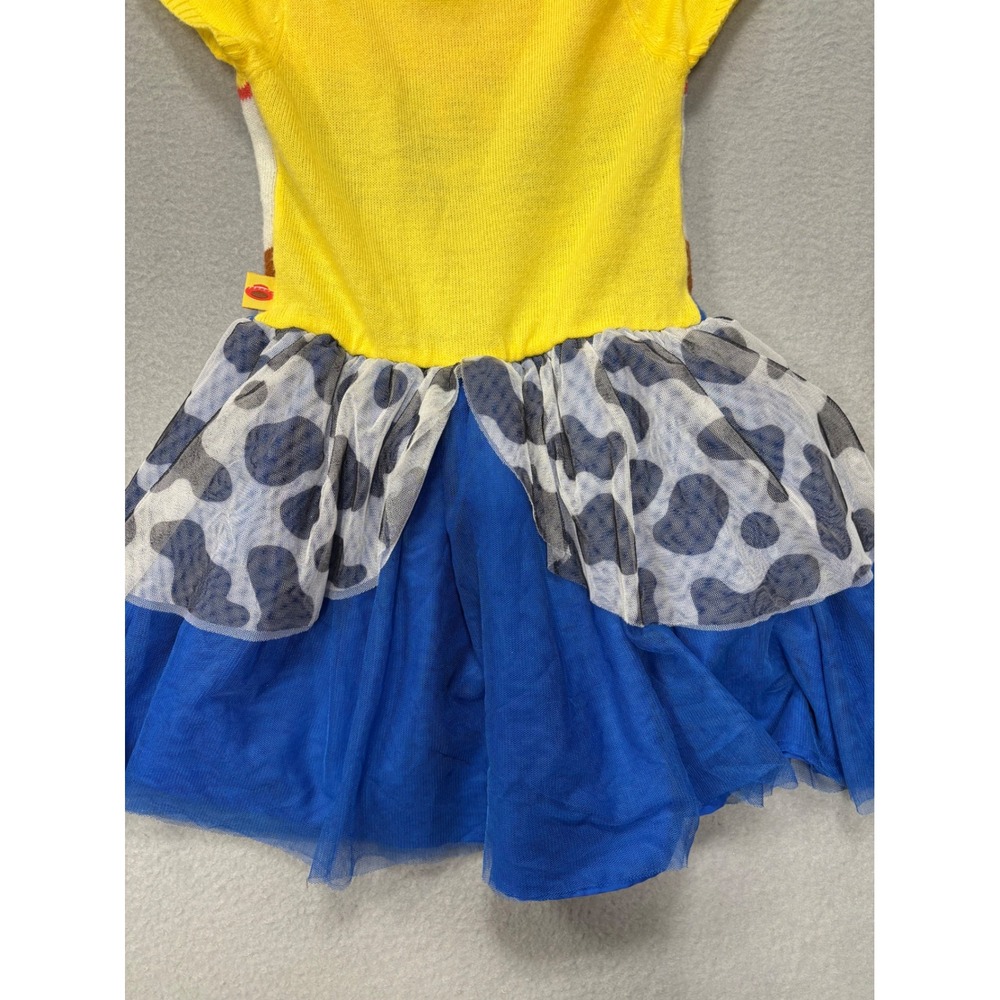Disney Pixar Toy Story Jessie Dress 5T Cowgirl Costume Sweater Knit Tulle - Picture 5 of 6